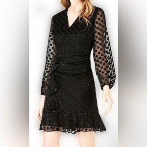 👗 NWT! Bar III PolkaDot Black Dress